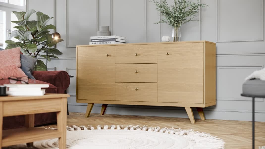 Monty retro deals large sideboard