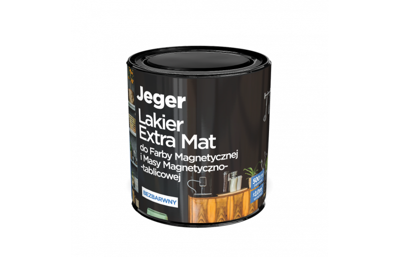 Jeger Extra Matt Varnish for Magnetic Paint and Magnetic Board Masses